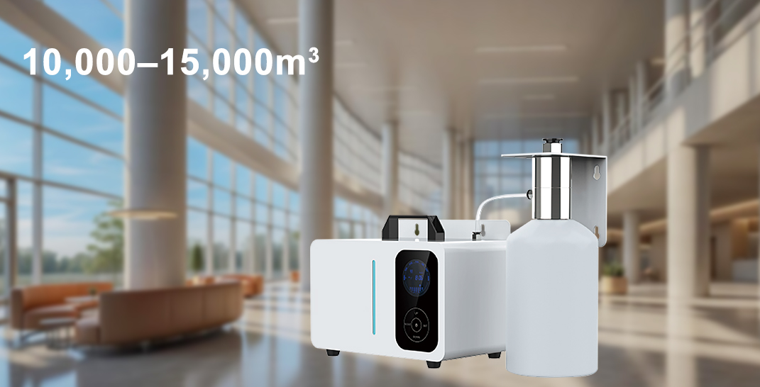 Temukan Kekuatan HYL-8000H: Diffuser Minyak Tanpa Air Otomatis HVAC Besar Ideal Anda